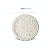Ceiling Medallion with Raised Detailing Decorative Light Fixture Medallion