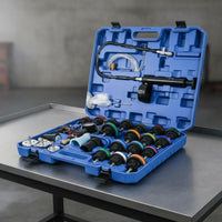 28 Pieces Coolant Pressure Test Set Wide Compatibility Vacuum Radiators Tester Molded Carrying Case Cooling System Purge Tool for Garage