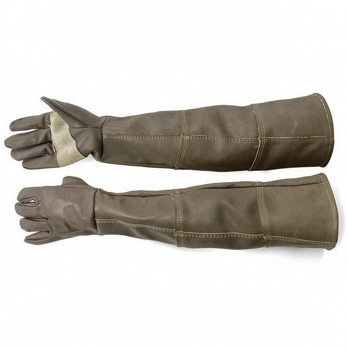 Thornproof Work Gloves with Reinforced Palm Flexible Cowhide Gloves Long-Lasting Comfortable for Gardeners