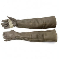 Thornproof Work Gloves with Reinforced Palm Flexible Cowhide Gloves Long-Lasting Comfortable for Gardeners