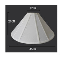 Floor Lamp Shade Wabi Sabi Design White Lampshade Eye-Friendly for Guest House