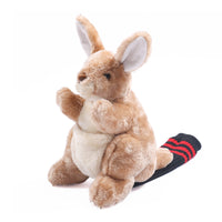 Soft Kangaroo Golf Headcover Cartoon Driver Headcover Unique Fleecy Golf Cover Adorable for Golfers