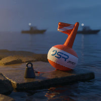 Spearfishing Buoy High Visibility PVC Buoy with Rope Heavy Duty for Spearfishers