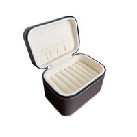 Portable Bracelet Storage Box Hard-Shell Bangle Storage Case Padded Bangle Case with Handle Zippered for Collectors