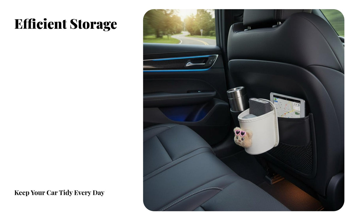 Back Organizer Easy Installation Hanging Car Cup Holder Universal Fit Headrest Cup Holder for Kids