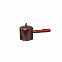 Copper Kettle Uncoated Interior Copper Tea Kettle Dripless Spout Teaware