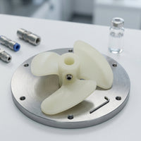 Three-Blade Impeller Sturdy Nylon Impeller Direct Replacement Slimline for Small-Container Mixing, Workshop