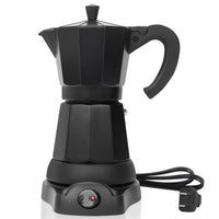 Aluminum Electric Moka Pot Coffee Maker with EU Plug 220V