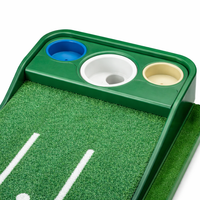Putter Mat Golf Practice Mat 286cm×29.5cm Portable Putter Training Tool for Home Indoor Practice