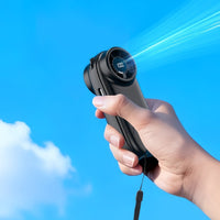 Mini Fan Lightweight High Speed Digital Display Long Enduring Portable Air Climate Control for Journeyers, Commuters, Desktop, Office