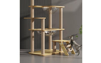 Stable and Sturdy Multi-Level Cat Tree with Space Capsules Strong Load-Bearing Pet Furniture for Indoor