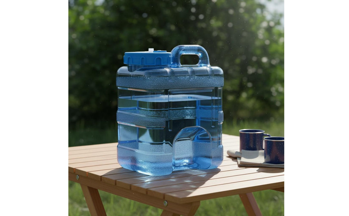 PC Water Bucket Easy to Clean Reusable Water Dispenser Bottle Food-Grade Material for Tea Enthusiasts, Families, Picnics