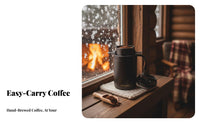 Stainless Steel Coffee Tumbler Thermal Cup Spill Resistant for Office