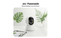 360 Degree WiFi Camera Indoor Pan Tilt Security Camera 2K Ready Full High Resolution Distant Mobile Entry for Parents, Office