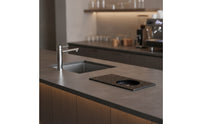 Built-in Cup Washer Automatic Recessed Cup Rinser Compact for Baristas, Espresso Stations, Coffee Shops, Kitchen Sinks