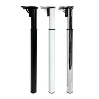 Metal Table Leg with Mounting Plate Easy Installation Table Leg Mounting Hardware Slim Heavy-Duty for DIYers, Bar Tables