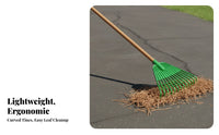 Manure Scraper Rake Versatile Plastic Foliage Rake Gardening Tool Wide Head Efficient Cleaning for Farmers