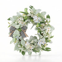 Eucalyptus Wreath with Bow Rustic Wreath with Burlap Bow Year Round for Wedding