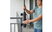 Deck Railing Umbrella Holder Heavy Duty Railing Umbrella Holder Stable Outdoor Hardware for Poolside