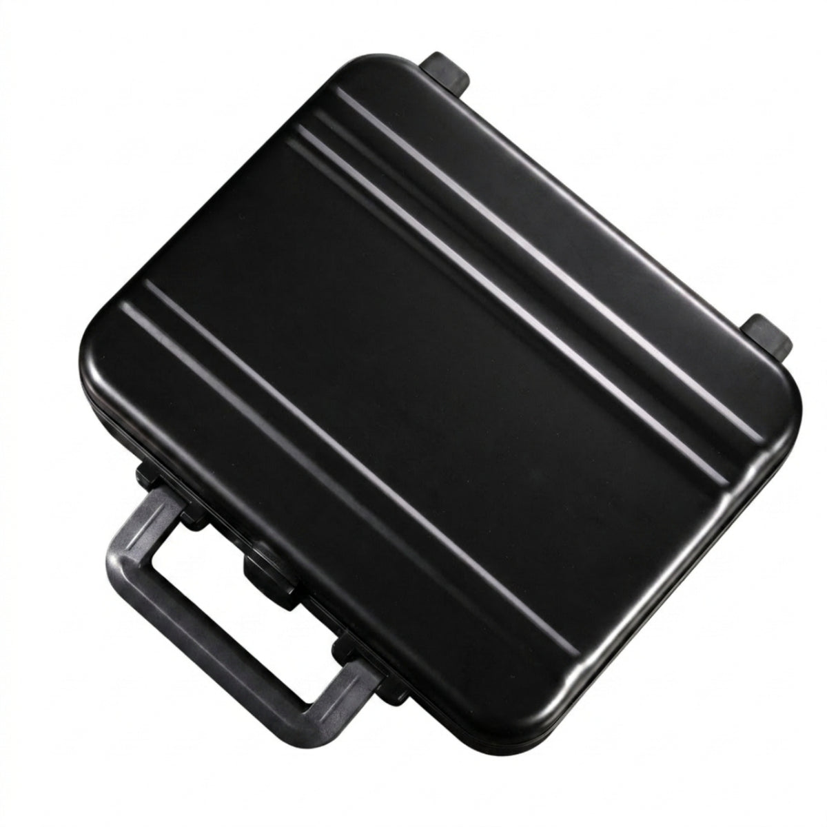 14-Slot Watch Box Lockable Aluminum Watch Case Tough-Exterior Organizer for Collectors, Journeyers