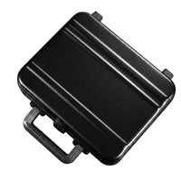14-Slot Watch Box Lockable Aluminum Watch Case Tough-Exterior Organizer for Collectors, Journeyers