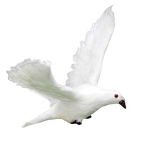 Lifelike Pigeon Figurine Decorative Dove Model for Wedding and Home
