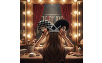 Harlequins Clown Hat Black and Checkered Fool Hat Funny Party Accessory for April Fools, Stage Performance