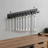 Wall-Hung Wrench Organizer Easy to Install Wall Wrench Hook Iron for Mechanics