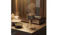 Takoyaki Batter Dispenser Controlled Pouring Stainless Steel Batter Funnel Easy to Clean Cooking Tool for Restaurant, Commercial Kitchen