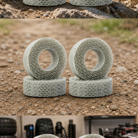 4 Pieces TPU Tire Insert Flexible 3D Printed Tire Insert for RC Hobbyists, Trail Riding