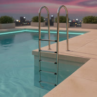 Pool Handrail Ladder Rust Resistant 5-Step Pool Ladder Rustproof for for Below-Ground Pools Pools