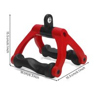Row Handle Cable Attachment Ergonomic V Bar Attachment Swivel Rowing Handle for Fitness Enthusiasts