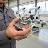 Stainless Steel Bulls Eye Caster Galvanized Universal Rotation Ball Caster Easy Installation Ball Transfer Unit Heavy Duty for Assembly Line