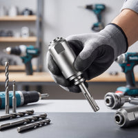 Heavy-Duty Electric Hammer Conversion Head Heat-Treated Hammer Adapter with Fast-Swap Interface Secure Accurate for DIYers, Workshop