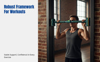 Door Frame Chin-Up Bar, Multi-Function, No-Drill, Home Fitness, Kids & Adults, Adjustable, Smart Model