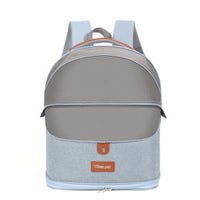 Expandable Cat Carrier Backpack Foldable Cat Backpack Handsunrestricted Covered Pet Bag Collapsible for Small Pets