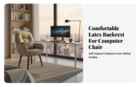 Upholstered Rotate Seat Comfortable for Long Sitting Upholstered Rotate Armchair Double-Tier Padding Adjustable Height