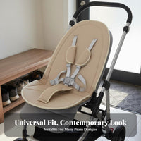 All-Season Stroller Seat Cushion Padded Design 5-Point Harness Stroller Insert Breathable for Infants, Toddlers, Travel, Outdoor, High Chair