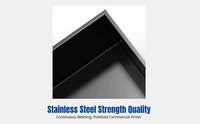 Bathroom Niche Shelf, Stainless Steel Built-In Storage Rack, Metal Finish Shower Organizer