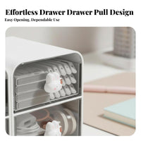 Large Capacity Slanted Multicompartment Holder Transparent View Desktop Organizer Space Saving Pen Stand Modern Design for Students, educators, Professionals, Desk, Study Room, School, Classroom