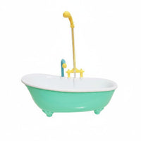 Encourages Natural Bathing Miniature Bird Bathtub Battery Operated Automatic Parrot Shower Electric Bird Bath Basin for Parrots, Small Birds