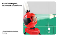 Adjustable Settings Automatic Badminton Serving Machine Easy Installation Badminton Training Machine Holds 15 Shuttlecocks for Home, Outdoor