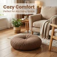 Round Floor Pillow Meditation Cushion, Living Room Floor Cushion Tatami, Large Round Floor Cushion Adults, Thickened Floor Pillow for Bay Window