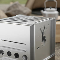 Detachable Camping Heater Cooker Compact Size Mini Portable Cooker Easy to Assemble Outdoor Gear for Campers