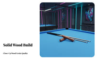 Snooker Cue Extension Handle No-Tool Installation Hardwood Wood Cue Extension Billiard Stick Extender Lightweight Construction