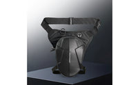 Headphone Opening Motorcycle Leg Bag Breathable Back Waist Crossbody Bag Buckle Closure Waterproof Thigh Pouch Molded Surface