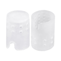 Soft Perforated Toe Sleeve Breathable Toe Friction Guard Shielded Foot Care