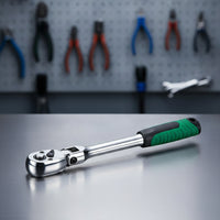 Swivel Head Ratchet Flexible Tool Chrome-Vanadium for Tight Confined Areas