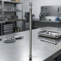 Adjustable Reciprocating Linkage Rod Assembly Threaded Rod with Connector Plate Polished Connecting Link Metal for Hobbyists