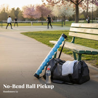 No Bending Down Pickleball Pickup Tube Large Capacity Pickleball Picker Upper Easy to Carry Ball Collection Tube Portable for Seniors, Coaches, Outdoor Courts, Practice Sessions